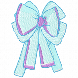 Ribbions And Bows Embroidery Design 4 Ribbions And Bows Embroidery Design 4